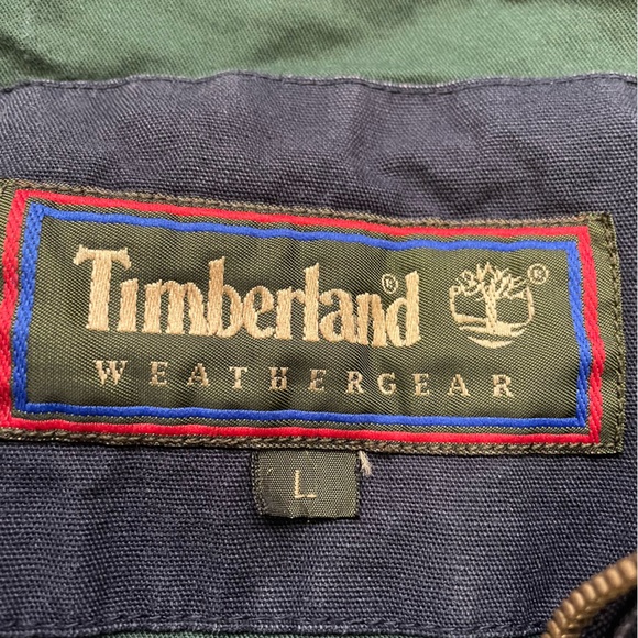 Timberland Chore Barn Coat Workwear Weathergear Leather Utility Jacket Large - Picture 11 of 13